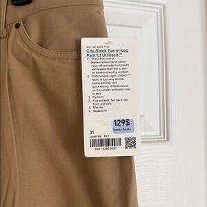 Lululemon Athletica Barrel-Leg Pant in Brown